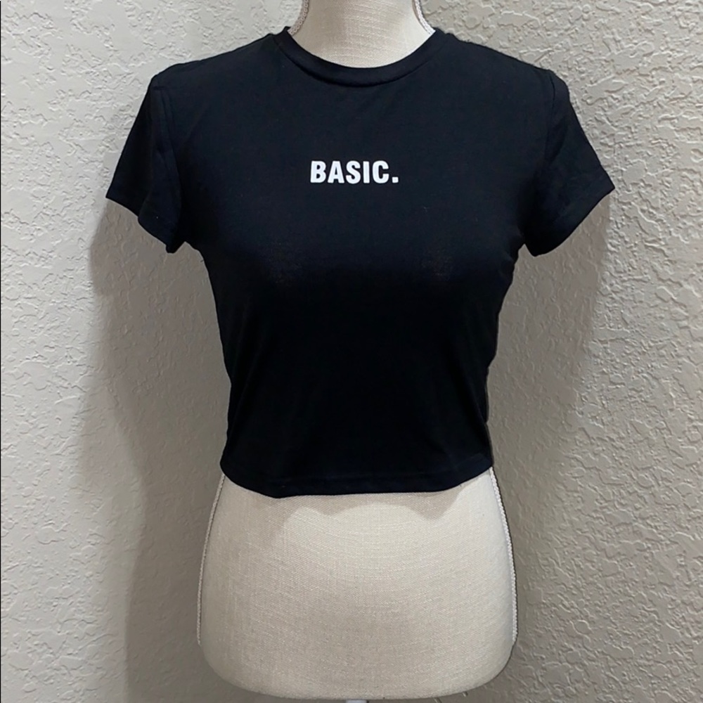cropped “basic” tee!